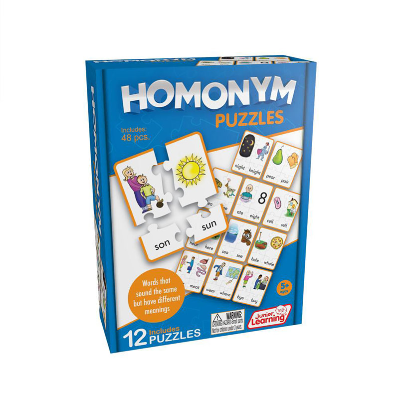 Homonyme apprenant des casse-têtes éducatifs