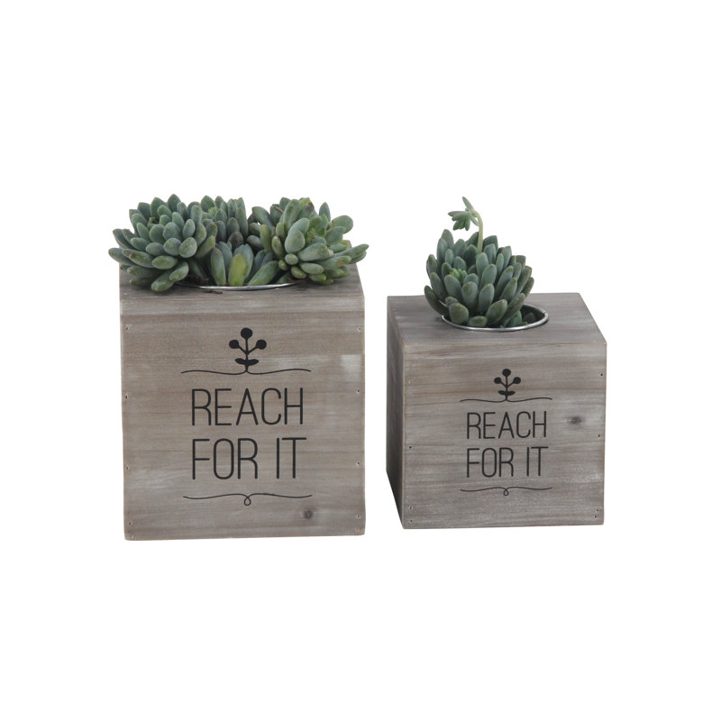 Matsuda Wood Planter Box