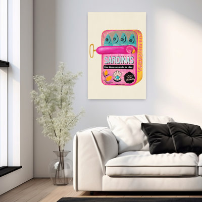 Contemporary Art Abstract Retro Vintage Art