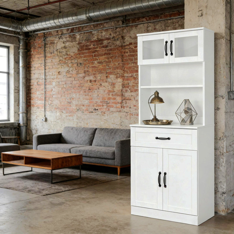 Coffee Cabinet,Tall Storage Pantry,Buffet Cabinet