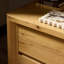 Novella Nightstand-Natural Oak Veneer Thick Random