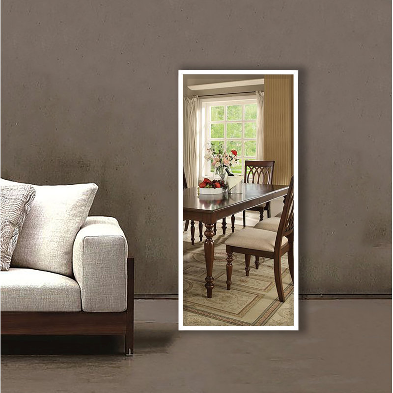Whitworth Metal Flat Mirror, 61.25" H x 27.75" W