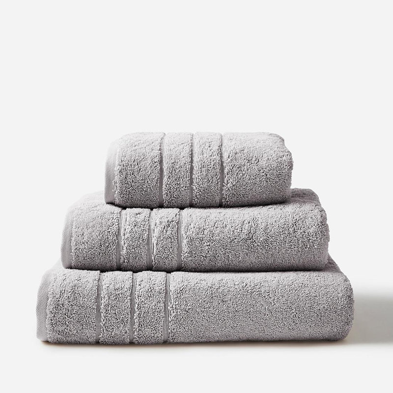 Luxury Hotel Hand Towel Single, Smoke Grey
