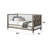 Tan Fabric & Salvaged Natural Finish Daybed (Twin)