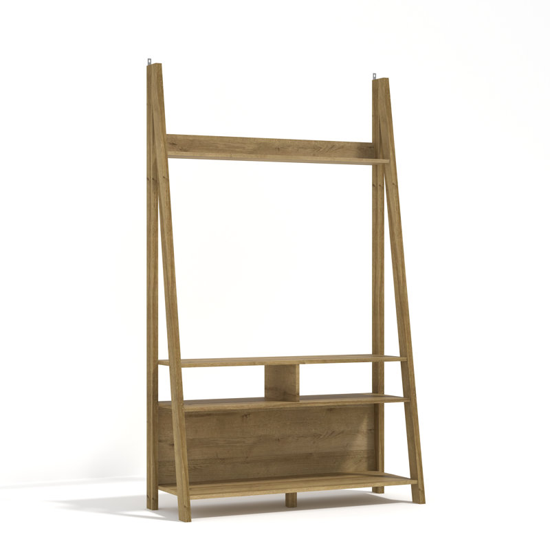 TIVA LADDER MEDIA TV UNIT, Oak