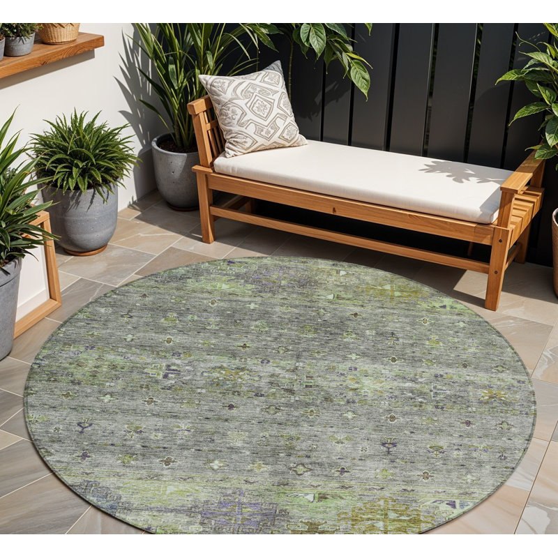 Tapis rond 8 po
