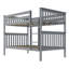 Lit superposé double en bois massif Bolles-1164302705