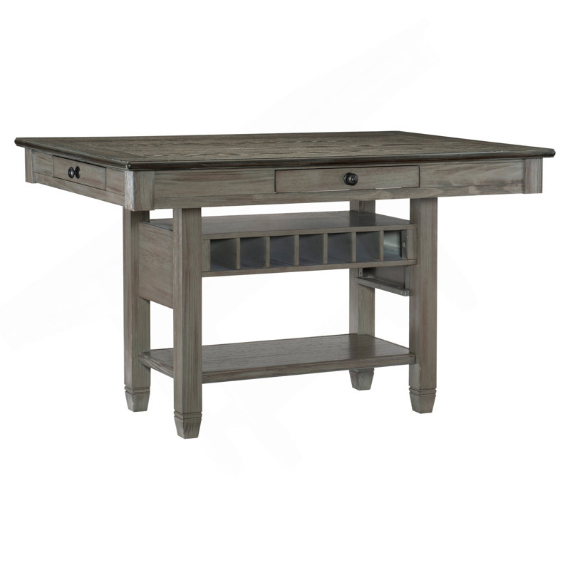 Table de rangement à hauteur de comptoir 1Pc avec étagère à vin 4 tiroirs