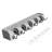 Stalwart Wall Organizer with 5 Slots and 6 Hooks - Tool and Broom Holder for Kitchen and Garage