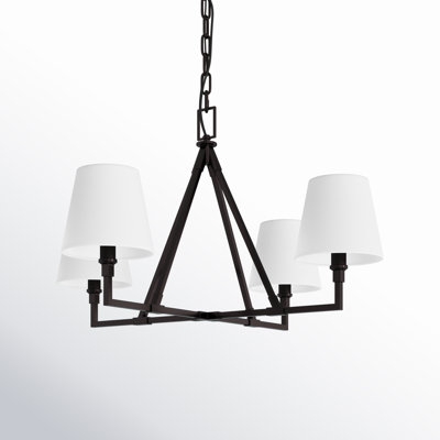 Mattia 4 - Light Metal Dimmable Chandelier