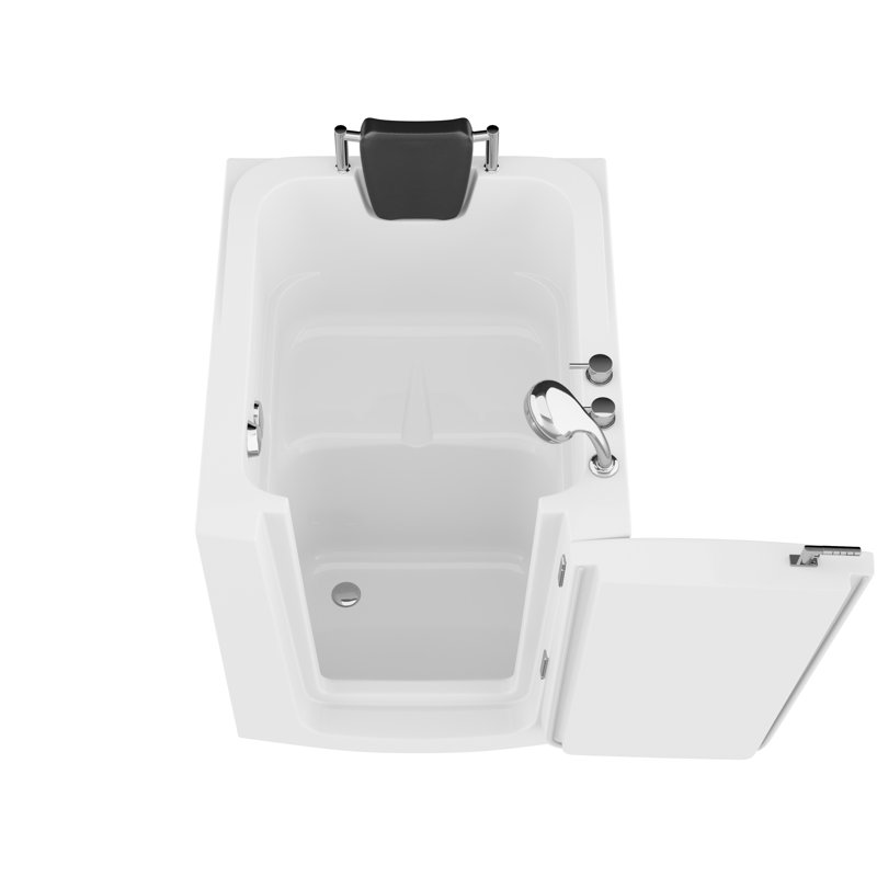 Therapeutic Tubs 32 in. x 38 in. Right Swinging Door Walk-In Soaking Tub with Right Swinging Door in White, Right