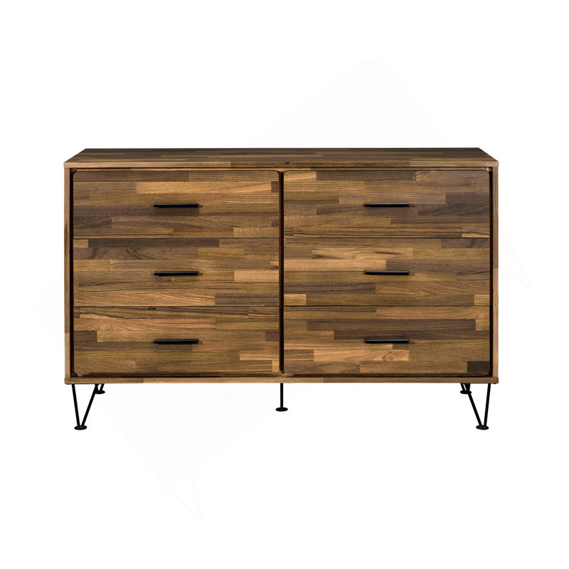 Commode 6 tiroirs Noyer