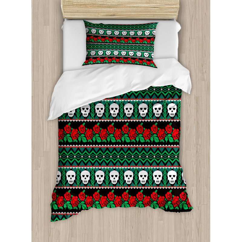 Polyester Floral Duvet Cover