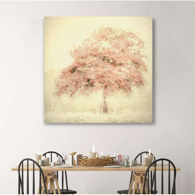 « bubble tree », peinture, H 10 po x l 10 po x P 1,5 po, Toile tendue