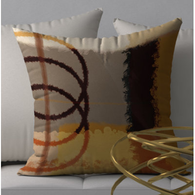 Housse de coussin carré lustré warm