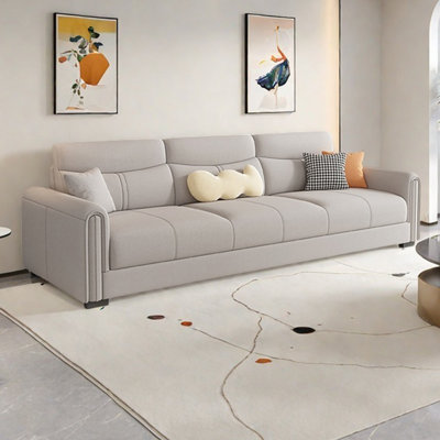American-style modern and simple straight-row sofa