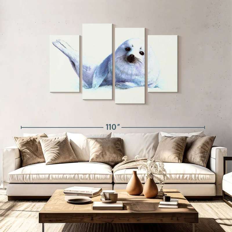 Brampt Seal, 48" H x 75" W