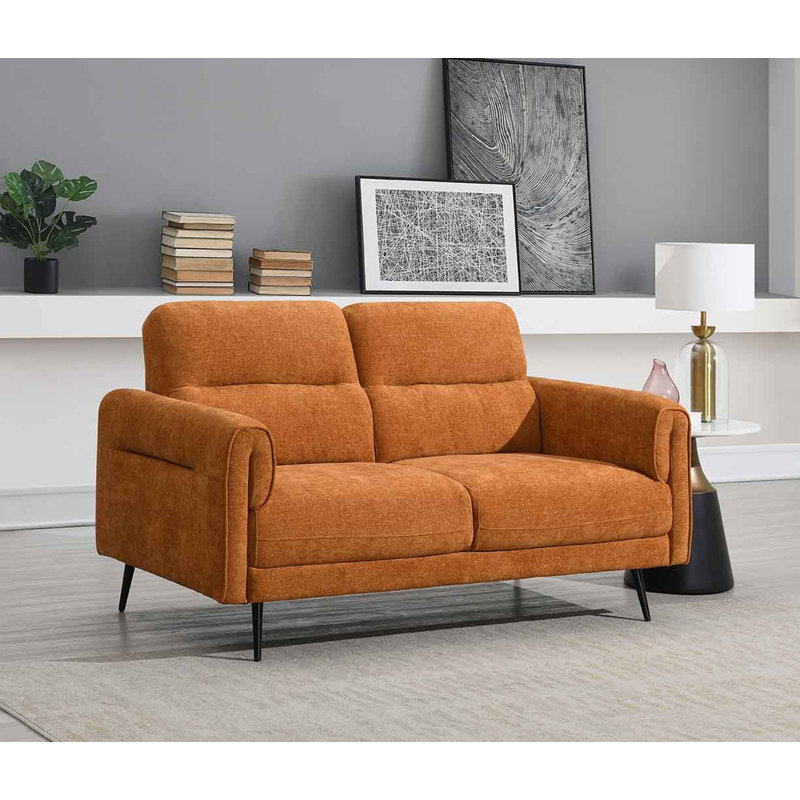 Oakley Contemporary Upholstered Sofa, Green, 2