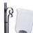 Akihito Metal Single Candle Indoor Outdoor Wall Sconce-1407405749