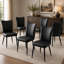 Chaise d'appoint rembourrée en similicuir-130123158-130123159