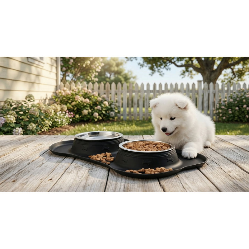 Fontaine à chat automatique en acier inoxydable, 67 oz / 2,0 L avec pompe ultra-silencieuse et lumière DEL, lavable au lave-vaisselle, pour chats et chiots