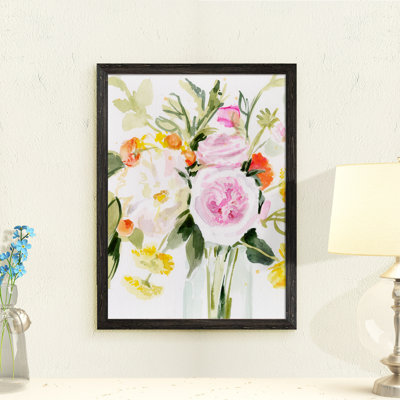 Reproduction d’art sur toile encadrée « loose arrangement ii » par paul cezanne