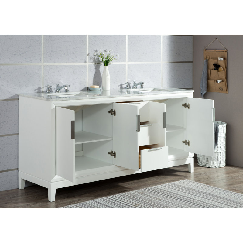 Charlise Novi Carden End Table-Dark Aluminum, Standard, Pure White