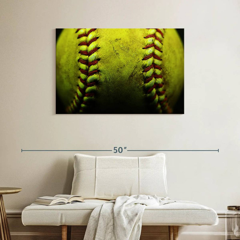 Sireci Dirty Softball, 26" H x 39" W