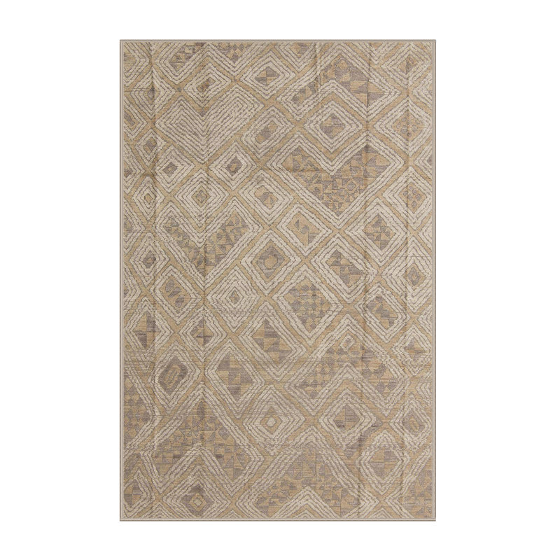 Abstract Indoor Rug, Rectangle 2' x 4'