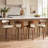 Swivel Faux Leather Counter Height Bar Stools-1142418792-1157621654