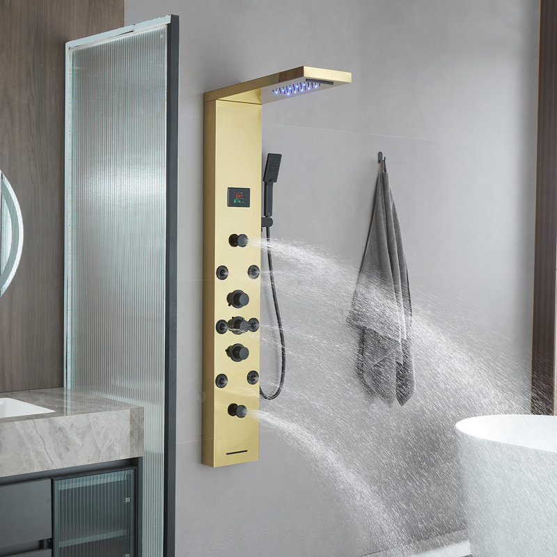 57.99'' Shower Panel with Fixed Shower Head