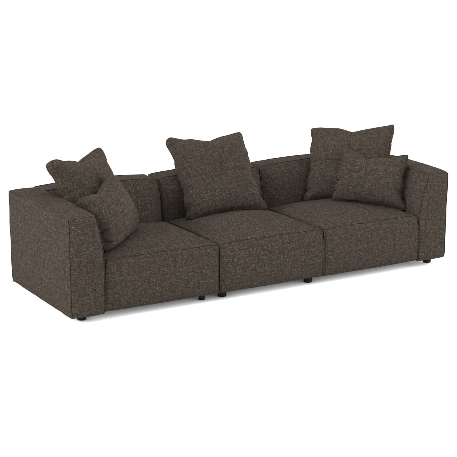 Del Modular Upholstered Sectional, Napa Vintage Polyester