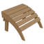 Repose-pieds pliable en plastique PEHD Adirondack-891781475