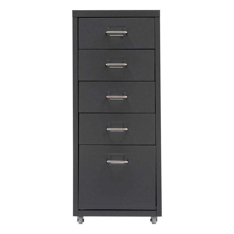 Aviraj 5 Drawer Storage Drawer, Gray