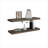 Living Room Bedroom Storage Decor Floating Shelves Set of 2, classic brown particle board 31.5 inch wide wall display shelves-129225621