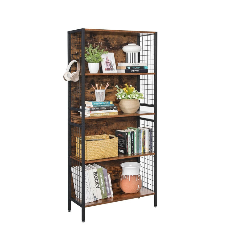 Glisson 155 cm H x 74 cm W Steel Standard Bookcase