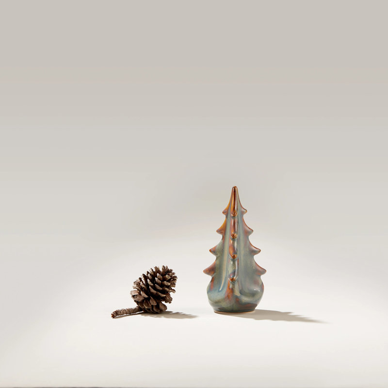 Pottery Evergreen, Moss Glen, 3.25"W x 3.25"D x 6"H