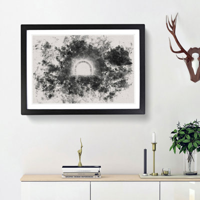 Brick Tunnel - Picture Frame Graphic Art Print