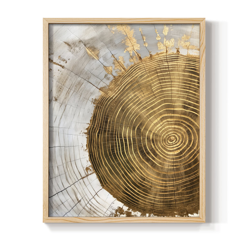 ABSTRACT Series CLXX Framed Print - Solid Wood, 30" H x 24" W