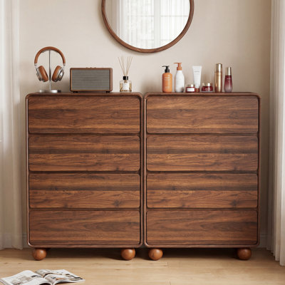 Commode de rangement 4 tiroirs minimaliste