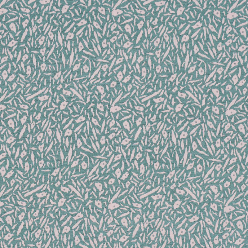 Tissu Schumacher X Caroline Z Hurley, Bleu