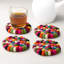 Ensemble de sous-verres ronds 4 po MODWOOL (multicolore)-938868513