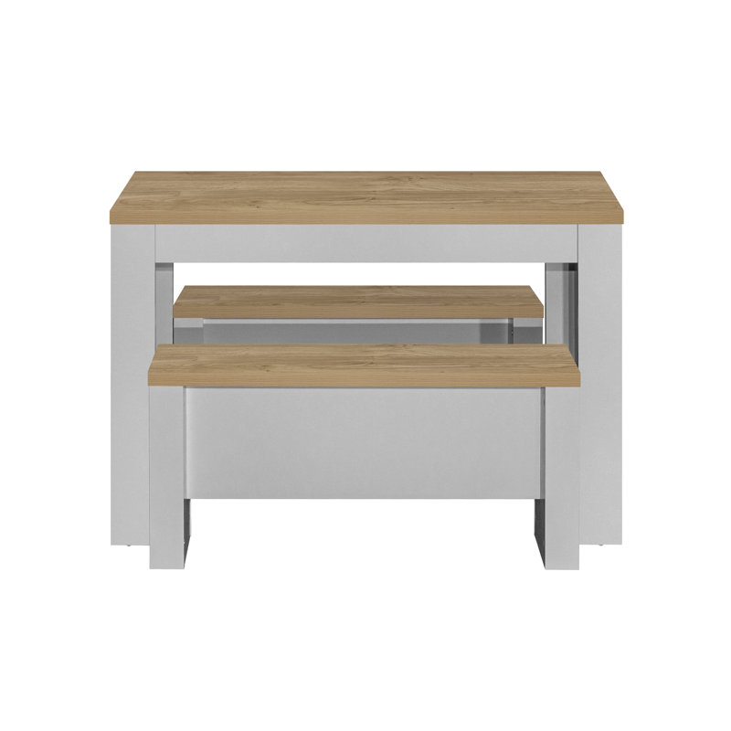 Napanoch 4 - Person Dining Set, Grey