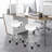 Adjustable Height Ergonomic Lab Stool with Wheels-704150771