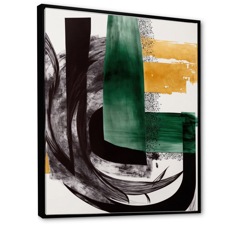 Art moderne moderne, art déco VI - impressions abstraites sur toile transitionnelle, H 32 po x l 24 po x P 1 po
