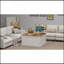 Table basse 31,5 "Farmhouse, table centrale carrée en bois avec plateau relevable à charnières, table de cocktail rustique avec grand rangement dissimulé pour le salon - blanc