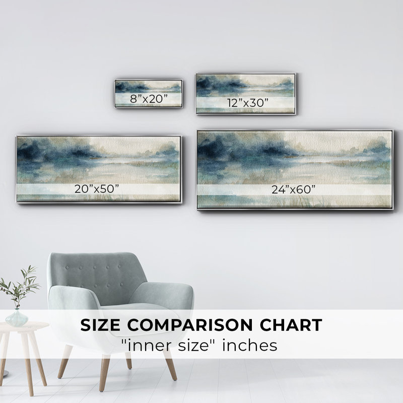 Still Evening Waters II- Framed Canvas