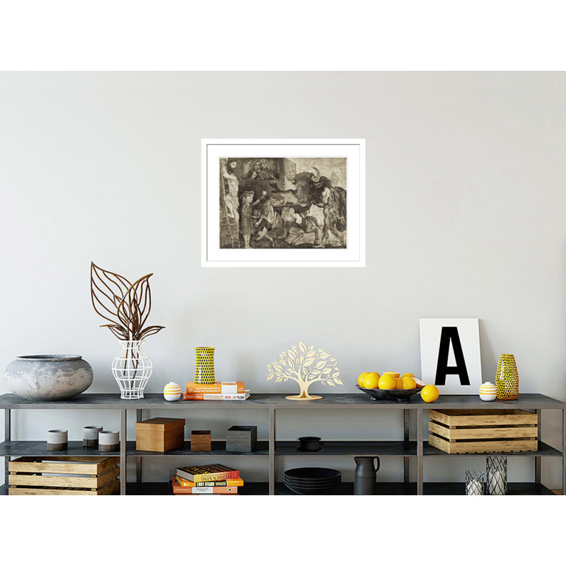 «Minotauresthy» par Pablo Picasso, impression giclée sur cadre, H 22,99 po x l 29,5 po