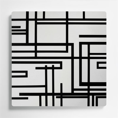Minimalisme 66, art mural en métal beige