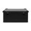 Coffret de rangement noir de 21,13 gallons (80 litres) en alliage d'aluminium avec couvercle, idéal pour ranger outils, outils de garage, de camping et d'équipement de plein air.-130837059-130837061